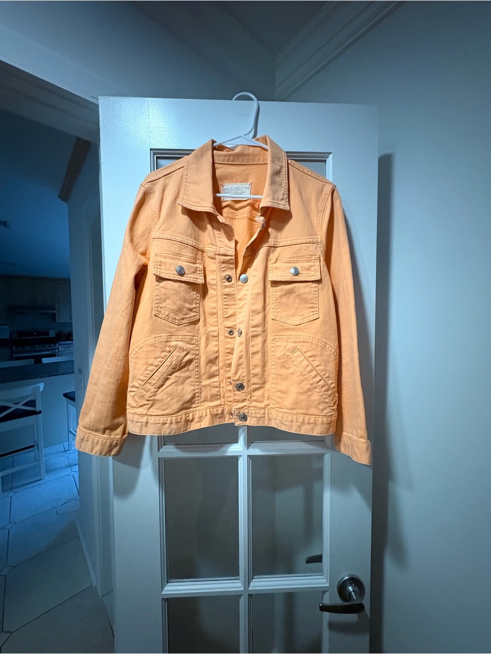Marc Jacobs Peach Orange Denim Jacket